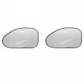Uxcell 6 In 1 Silver Tone Car Rear Side Window Sun Shade Shield Anti- Block Cover
