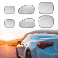Uxcell 6 In 1 Silver Tone Car Rear Side Window Sun Shade Shield Anti- Block Cover