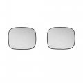 Uxcell 6 In 1 Silver Tone Car Rear Side Window Sun Shade Shield Anti- Block Cover