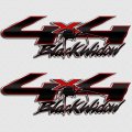 Black Widow Spider 4x4 Sticker Set Truck Decal Carbon Fiber Compatible With F-250