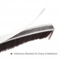 Uxcell Weather Stripping Brush 26ft L X 0 35 W 6 H Self-adhesive Seal Weatherstrip Sweep Brown For Door Window
