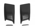 Auto Ventshade Avs 80002 Medium 2-piece Hood Scoop With Smooth Black Finish 