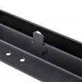 Anzio Universal Black Flip-up Hawse Fairlead License Plate Holder Mount Bracket