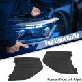 Uxcell 1 Pair Front Left Right Fog Light Grille Cover Trim Lamp For Ford Fusion 2019-2020