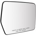 Right Side Mirror Glass With Heat And Backing Holder For 2004 2005 2014 Ford F-150 Replacement 4l3z 17k707 Da