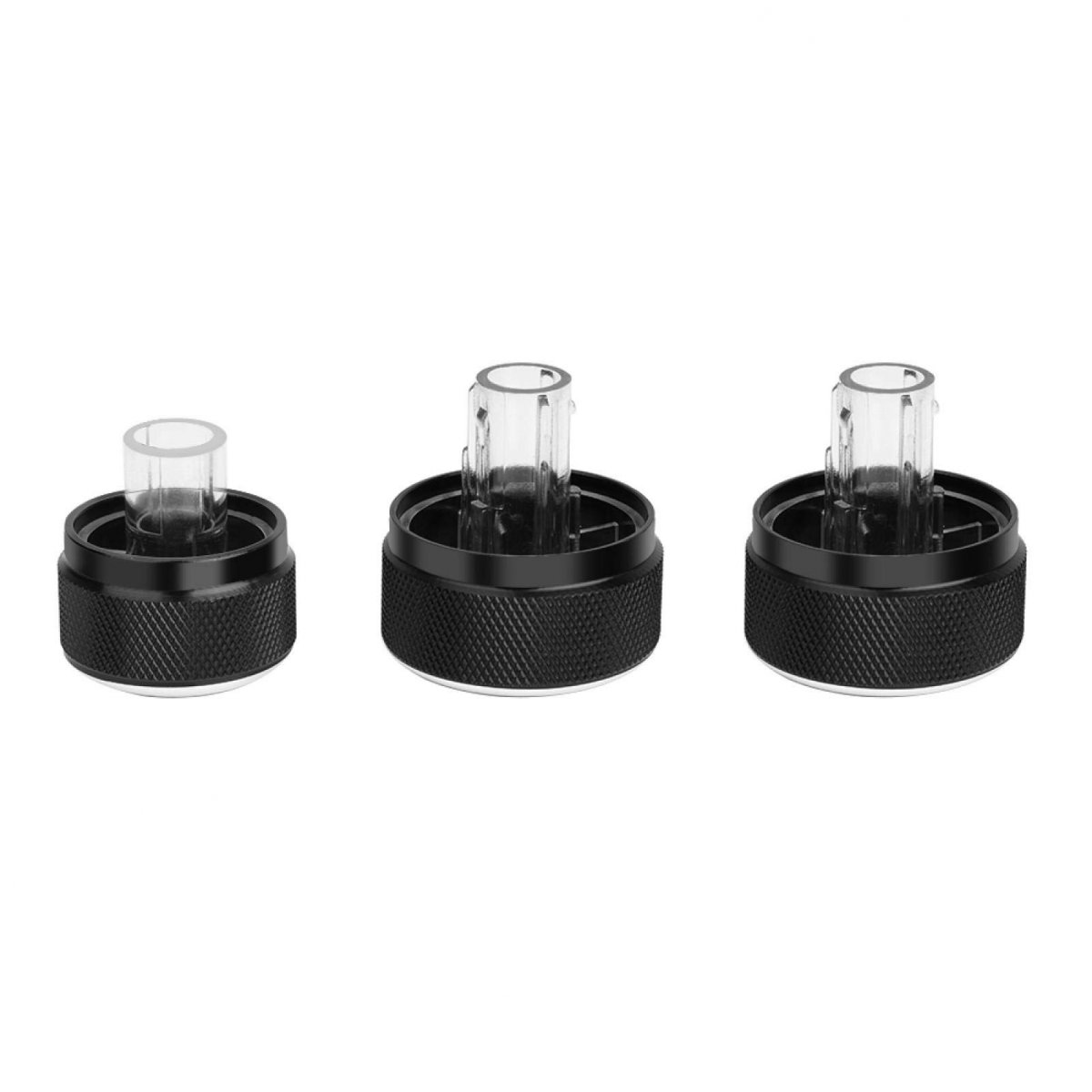 3pcs Temperature Control Knob Car Air Conditioning Heat Switch Center Console Ac Climate Button For Mk5 2005-2009 2005-2010 B6