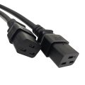 Nema 14-50p To 2 C19 Splitter Power Cord 20 Amp 250 Volt 12 Ft Heavy Duty Adapter For Pdu Ups And Server Sjtw 12awg 3c Model 
