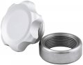 Allstar Performance All36161 Fill Plug Kit With Weld-in Steel Bung Silver Small 