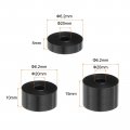 Uxcell 30pcs Rubber Spacers 6 2mm Bore X 20mm Od 5mm 10mm 15mm Length Black Round Anti Vibration Spacer Bushing Grommets For
