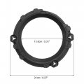 1 Pair 7 Inch Round Headlight Mounting Retaining Bracket Headlamp Bezels Cover Abs For Jeep Wrangler Tj 1997-2006 Black