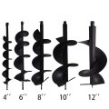 All-carb Auger Drill Bit 4 X 31 Inch Garden Spiral Earth Post Or Umbrella Hole Digger With 3 Shaft