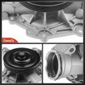 A-premium Engine Water Pump W Pulley Gasket Fits Dohc 6cyl 3 5l 0l Compatible With Mercedes-benz C300 W204 08-11 Clk350 C209