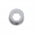 Uxcell 3pcs M24 To Female Thread Water Faucet Adapter Connector Silver Tone