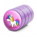 Cute Kawaii Rainbow Unicorn Chibi Tire Rim Wheel Aluminum Valve Stem Caps