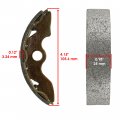 Caltric Front Wheel Brake Cylinder With Shoes Compatible Honda Recon 250 Trx250te 2002-2009 2011-2023