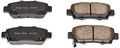 Z16 Evolution Ceramic Brake Pads Rear For Toyota Avalon 1995 To 1999 Model 16-672 Low Dust And Noise Free Braking 