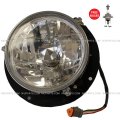 Niuparts 7 Headlight Flat Assembly With H4 Halogen Lamp Fit 1997-2011 Kenworth 2000 Truck