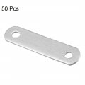 Uxcell Repair Plate 30mmx8mm Flat Fixing Mending Corner Brace Bracket Connector Pack Of 50
