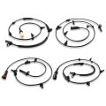 Carbhub Abs Wheel Speed Sensor For Ford Edge 2011-2013 Lincoln Mkx 2011-2015 Front Rear Left Right 4pcs Set 