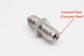 Autobahn88 Stainless Inverted Flare Brake Fitting An4 To M10x1 25 7 16x20-unf