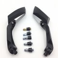 Httmt Mt423- Black Diamond Blade Style Rearview Mirrors 8mm 10mm For All Standard Naked Street Bike With Metric Screws 7 8 