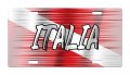 Italia Scuba Diving Aluminum Car License Plate 12 In X 6 Heavy Duty Metal Decorative For Auto Suv And Truck Weatherproof Uv 
