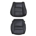 Black Perforated Front Driver Side Bottom Top Microfiber Leather Replacement Seat Covers For Jeep Grand Cherokee 2011 2012 2013 