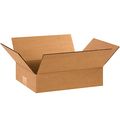 Aviditi 1293 Flat Corrugated Box 12 Length X 9 Width 3 Height Kraft Bundle Of 25 