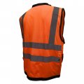 Radians Sv592z-o Sv59-2zod-4x Class 2 Heavy Duty Surveyor Safety Vest Orange Mesh Solid 4 Extra Large 