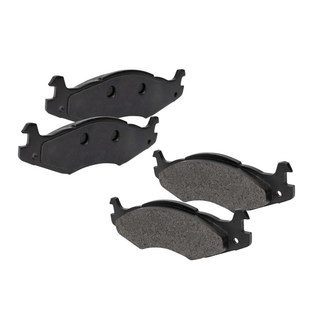 Front Brake Pad Set For Jeep Cherokee 1990 1991 1992 1993 Semi Metallic 2 Wheel Replacement 057k0264