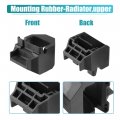 X Autohaux 2pcs Radiator Mount Bracket For Bmw 135i 2008 2009 328i 2007-2010 No 17117807184