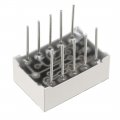 Common Cathode 10 Pin 2 Bit 7 Segment Display 75 X 5 31 Inch 0 28 Red Led Digital Tube 5pcs 