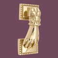 Solid Brass Victorian Door Knocker Ladies Woman Hand 4 H Renovators Supply 