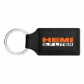 Ipick Image Compatible With Hemi 5 7 Liter Rectangular Black Leatherette Key Chain