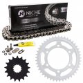 Niche Drive Sprocket Chain Combo For Yamaha Yzf-r1 Front 17 Rear 45 Tooth 530v O-ring 116 Links