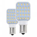 2 Pack Rotating Super Bright 300 Lumen 1141 1156 Wedge Rv Interior Led Light4-smd Camper Trailer Lamp Bulb 10-24v Natural White 