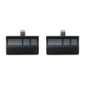 2x Garage Door Opener Remote For Security 315 Mhz Purple Learn Button Openers 2005-2014 Replacement Liftmaster 372lm 372lmc 