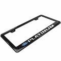 Ipick Image For Ford Platinum Black Real 3k Carbon Fiber Finish Abs Plastic License Plate Frame