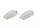 Abn Rv Camper Baggage Door Catch Hook 2-pack White A Plastic Holders For Exterior Entry Hatch Interior Cabinet