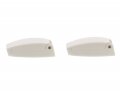 Abn Rv Camper Baggage Door Catch Hook 2-pack White A Plastic Holders For Exterior Entry Hatch Interior Cabinet