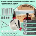 8952002 400b Awning Arm Pins And R001576 Gas Spring Mounting Replacement Hardware Repair Kit For Carefree Rv Camper Awnings