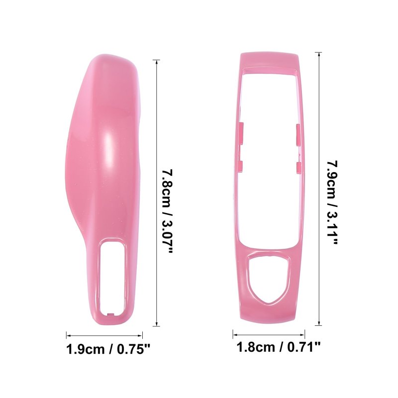 Pink Car Remote Key Cover Fob Plastic Case Shell Set For Porsche Cayenne Panamera Macan