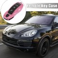 Pink Car Remote Key Cover Fob Plastic Case Shell Set For Porsche Cayenne Panamera Macan