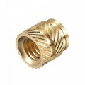 Uxcell Knurled Insert Nuts 60pcs M4 X 6mm L Od 3d Printing Brass Female Threadeds Heat Set Insert Embedment Nut