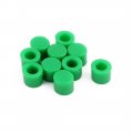 New Lon0167 10pcs Round Shaped Tactile Button Caps Covers Protector Green For 6x6mm Tact Switch Runde Geformte Taktile