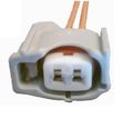 2 Way Pin Connector For Toyota Lexus Scion Fuel Injector Ignition Coil Turn Light Side Marker Model 90980-11875 0 25 In 