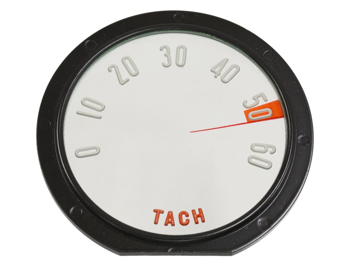 1958 Corvette Tachometer Lens 6000 Rpm Part Number 391134