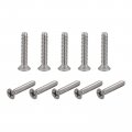 Uxcell 6 -32x3 4 Flat Head Machine Screws Phillips 304 Stainless Steel Bolts 200pcs