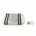 Chrome Aluminum Edge Brake Pedal Pad Cover For H D 82 17 Sportster Dyna Softail And Touring Models 