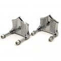 Httmt- Us-tghd-had005-0 89 -cd- Cnc 0 22 6mm Front Fender Spacer Riser Mudguard Bracket Compatible With 2014-2019 H-d Flhr Flhx